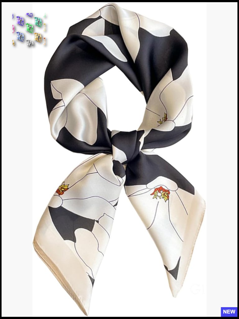 Satin Bandana Headscarf Silky Lightweight Fashion Accessory Versatile Styling